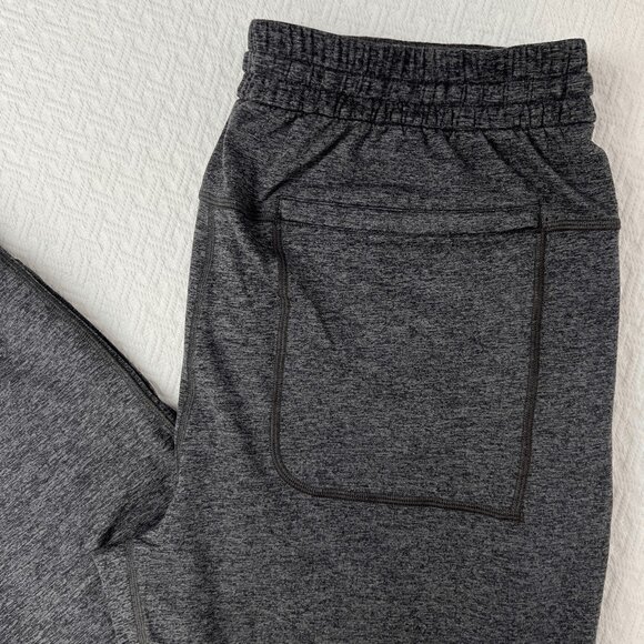 Lululemon Men's Size Large Heathered Grey Soft Jersey Jogger Pants Athleisure - Picture 3 of 12